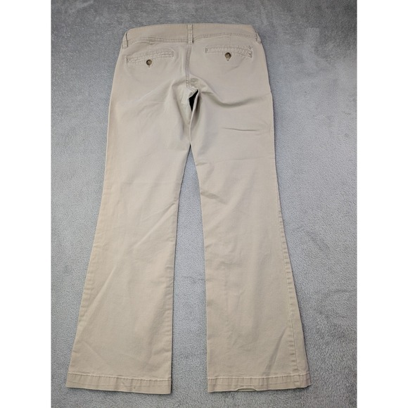 American Eagle Outfitters Womens Size 8 Khaki Stretch Bootcut Pants - Picture 2 of 10